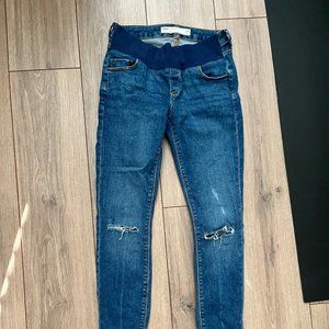 ASOS maternity destroyed jeans